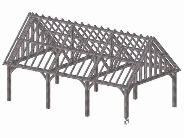 Douglas carport 9x5 - afbeelding 4 van  26