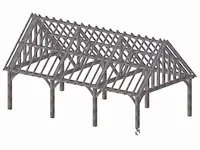 Douglas carport 9x5 - afbeelding 4 van  26