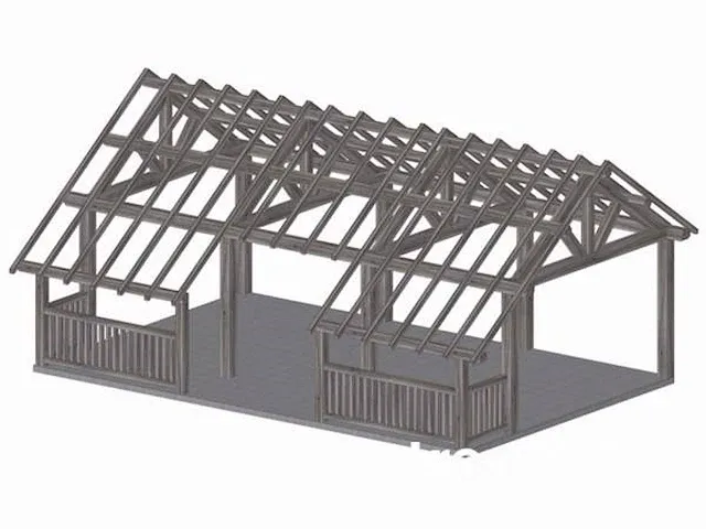 Douglas chalet 8 x 6 met dak en wandbekleding - afbeelding 5 van  37