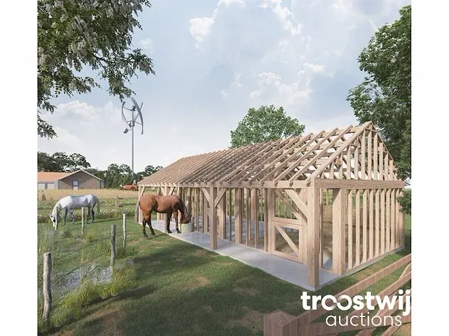 Douglas paardenstal 3 paarden 12x6 - afbeelding 1 van  29