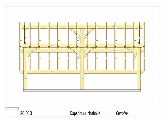 Douglas poolhouse 6,4x4 met dak en wandbekleding - afbeelding 2 van  34