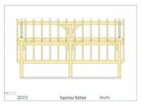 Douglas poolhouse 6,4x4 met dak en wandbekleding - afbeelding 2 van  34