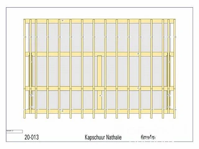Douglas poolhouse 6,4x4 met dak en wandbekleding - afbeelding 3 van  34