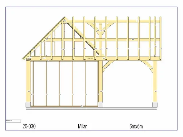 Douglas poolhouse 6x6m - afbeelding 25 van  26