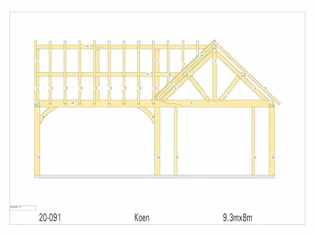 Douglas poolhouse 9,3 x 8m - afbeelding 10 van  11