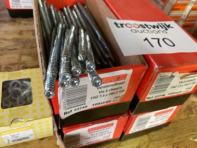 Dozen lange houtschroeven - afbeelding 5 van  6