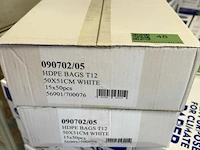Dozen met hdpe zakken (8x) - afbeelding 1 van  2