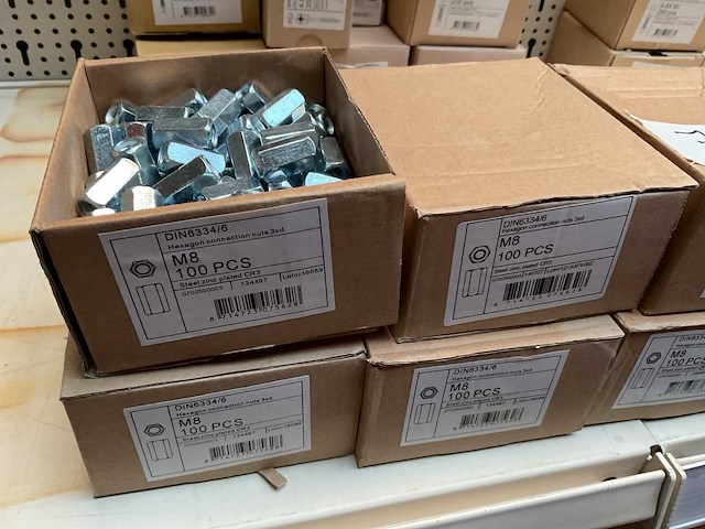 Dozen verleng moeren - afbeelding 2 van  4