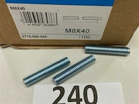 Draadeind m8 x 40 - afbeelding 3 van  3