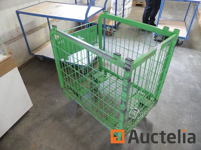 Draadgaas trolley op wielen - afbeelding 1 van  4