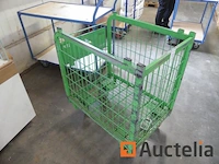 Draadgaas trolley op wielen - afbeelding 1 van  4