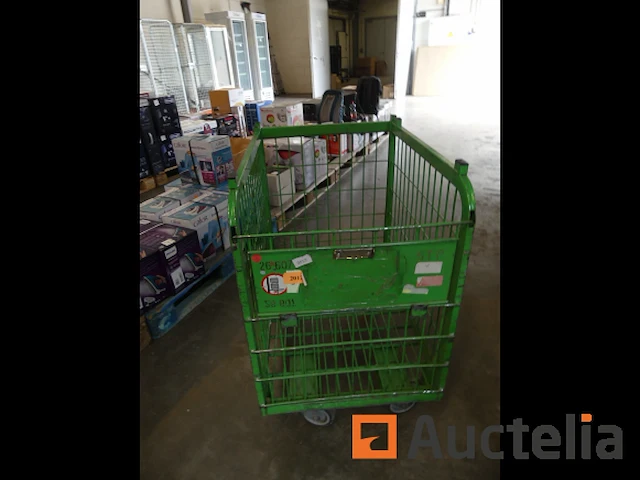 Draadgaas trolley op wielen - afbeelding 2 van  4