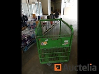 Draadgaas trolley op wielen - afbeelding 2 van  4