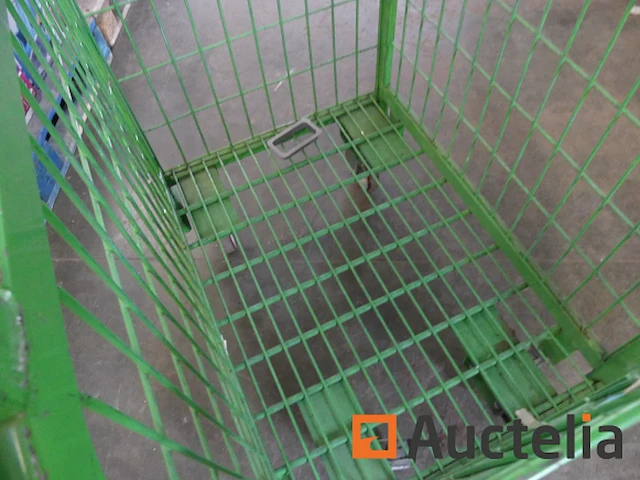 Draadgaas trolley op wielen - afbeelding 3 van  4