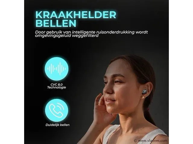 Draadloze bluetooth oortjes (waterproof) - afbeelding 4 van  6