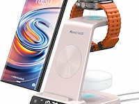 Draadloze oplader voor samsung (roze) - afbeelding 1 van  4