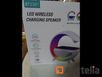Draadloze radio multicolor oplader bt2301 - afbeelding 3 van  6