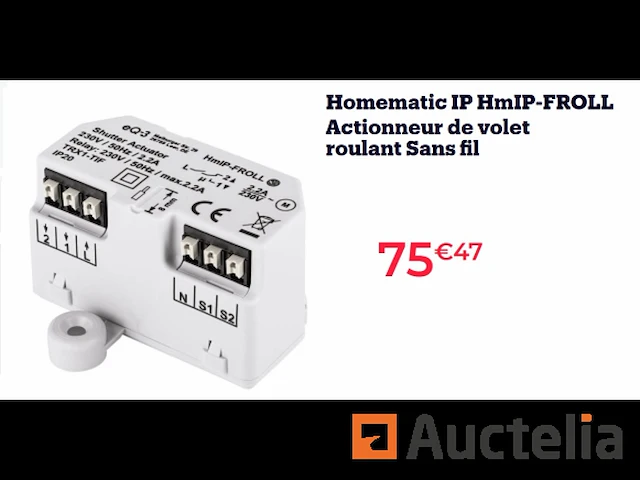 Draadloze rolluikactuator homematic ip hmip-froll - afbeelding 1 van  1