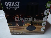 Draadloze tafellamp voor binnen of buiten zwart brilo - afbeelding 3 van  4
