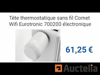 Draadloze thermostaatkop eurotronic 700200 comet wifi - afbeelding 1 van  1
