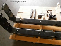 Draadloze weegvorken fem2a 100x45x1150mm 2,5t - afbeelding 1 van  2