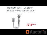 Draadloze weerstationsensor homematic ip plus combi - afbeelding 1 van  3