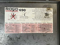 Draadsnijmachine ridgid 690 - afbeelding 3 van  12