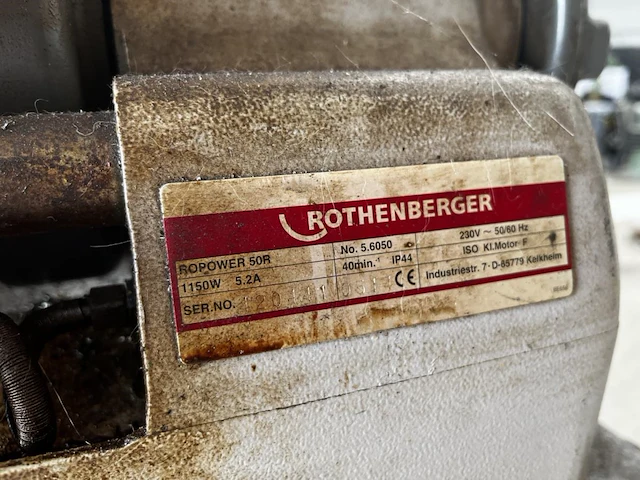Draadsnijmachine ropower 50r rothenberger - afbeelding 4 van  8