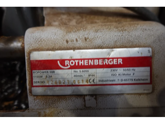 Draadsnijmachine rothenberger - afbeelding 6 van  6