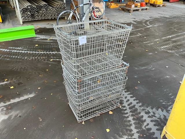 Draadstalen manden (3x) - afbeelding 2 van  3