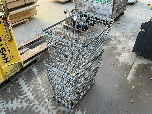 Draadstalen manden (3x) - afbeelding 3 van  3