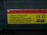 Draadtappenset in koffer perel tools , elektrische knabbelschaar yt-200e 4020 - afbeelding 5 van  8