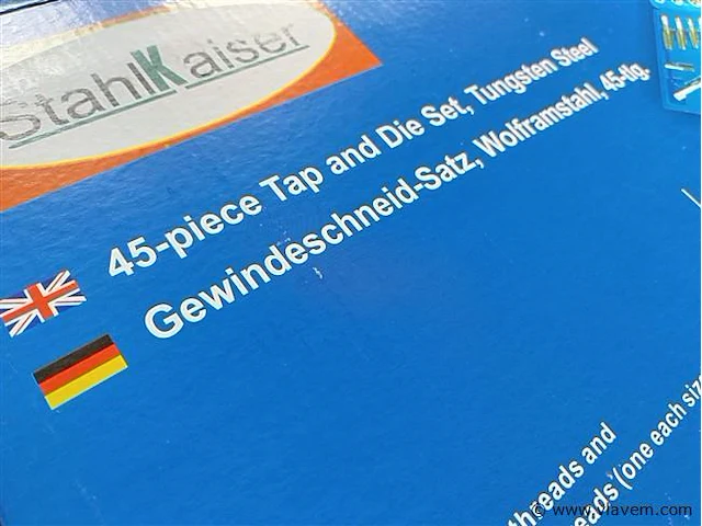 Draadtapset 45 delig metrisch - afbeelding 6 van  10