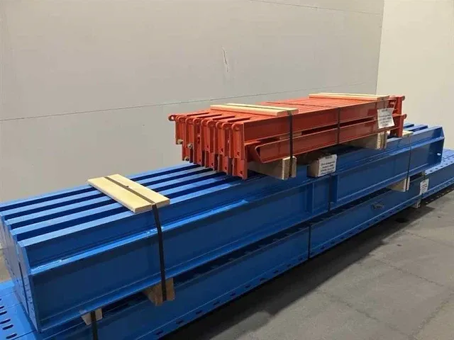 Draagarmstelling dubbel lengte 4000mm, hoogte 5000mm, diepte 2x1250mm, 2 niveaus, (als nieuw) - afbeelding 3 van  5