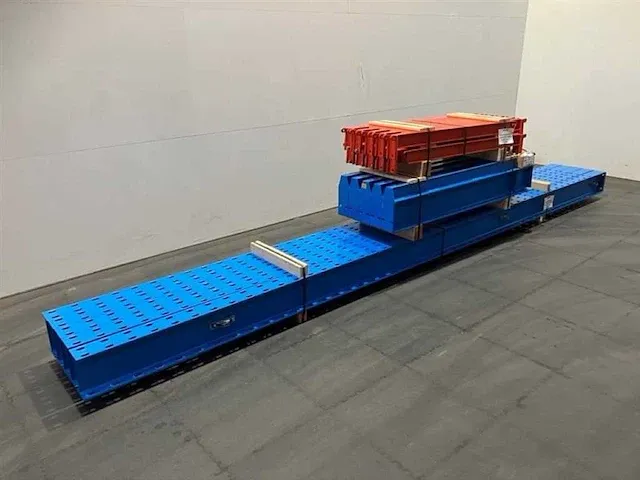 Draagarmstelling enkelvoudig lengte 4000mm hoogte 5000mm diepte 1250mm 4 niveaus occasie - afbeelding 1 van  4