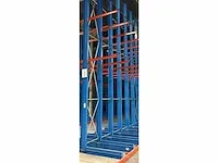 Draagarmstelling enkelvoudig lengte 4000mm hoogte 5000mm diepte 1250mm 4 niveaus occasie - afbeelding 4 van  4