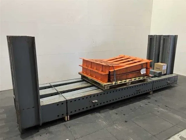 Draagarmstelling enkelzijdig lengte 3350 mm, hoogte 3970 mm, diepte 1000 mm, 4niveaus, occasie - afbeelding 1 van  4