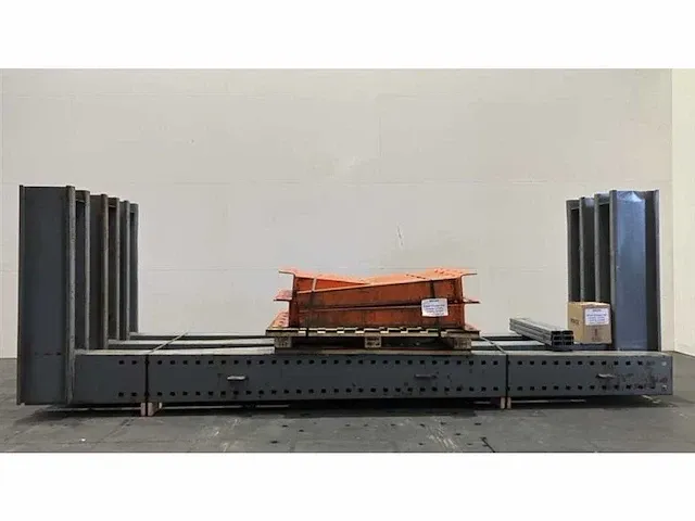 Draagarmstelling enkelzijdig lengte 3350 mm, hoogte 3970 mm, diepte 1000 mm, 4niveaus, occasie - afbeelding 4 van  4