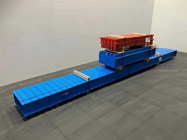 Draagarmstelling enkelzijdig lengte 4000 mm, hoogte 5000 mm, diepte 1250 mm, 4 niveaus, occasie - afbeelding 1 van  5