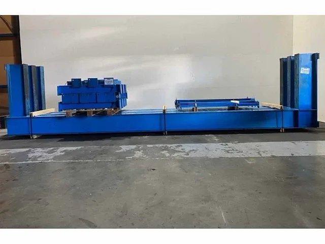Draagarmstelling enkelzijdig lengte 7500 mm, hoogte 5700 mm ,diepte 1000 mm, 8 niveaus, occasie - afbeelding 5 van  5
