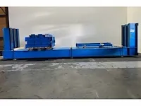 Draagarmstelling enkelzijdig lengte 7500 mm, hoogte 5700 mm ,diepte 1000 mm, 8 niveaus, occasie - afbeelding 5 van  5