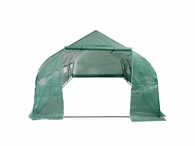 Draagbaar kas stalen frame 18 m² - afbeelding 2 van  4