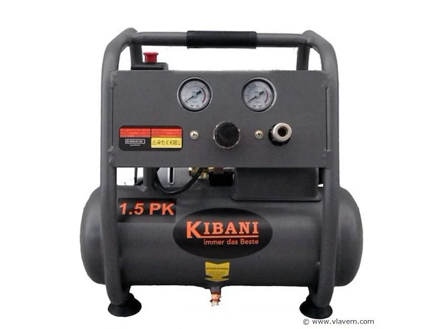 Draagbare compressor 6 liter - afbeelding 1 van  4
