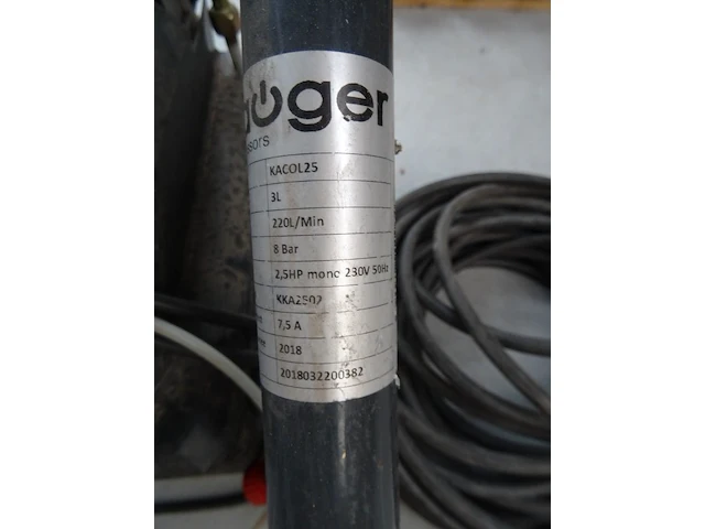 Draagbare compressor bauger - afbeelding 4 van  6