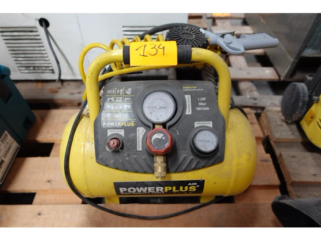 Draagbare compressor powerplus - afbeelding 1 van  2
