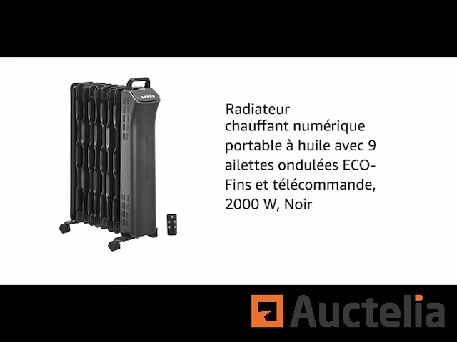 Draagbare digitale olieverwarmer - afbeelding 1 van  1