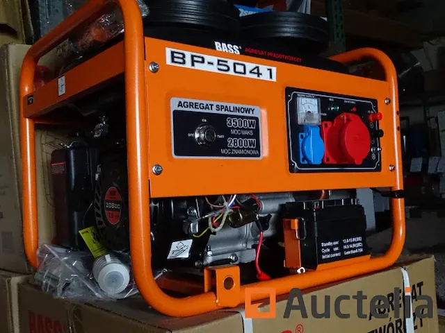 Draagbare generator exemplaar 3500w bass bp-5041 - afbeelding 2 van  4