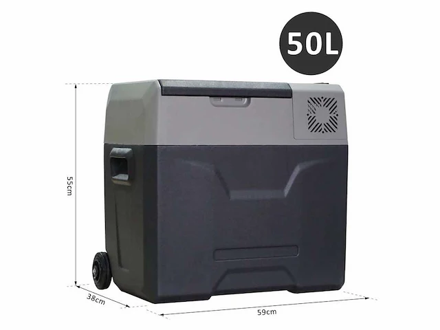 Draagbare koeler vriezer compressiekoeler - 50 l - afbeelding 3 van  6