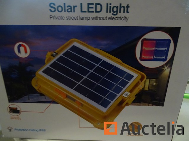 Draagbare led-schijnwerper op zonne-energie - afbeelding 6 van  6