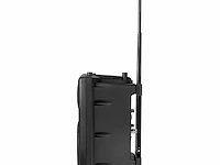 Draagbare luidspreker - 700 watt bleutooth - usb - karaoke - 2 microfoons - afbeelding 4 van  7